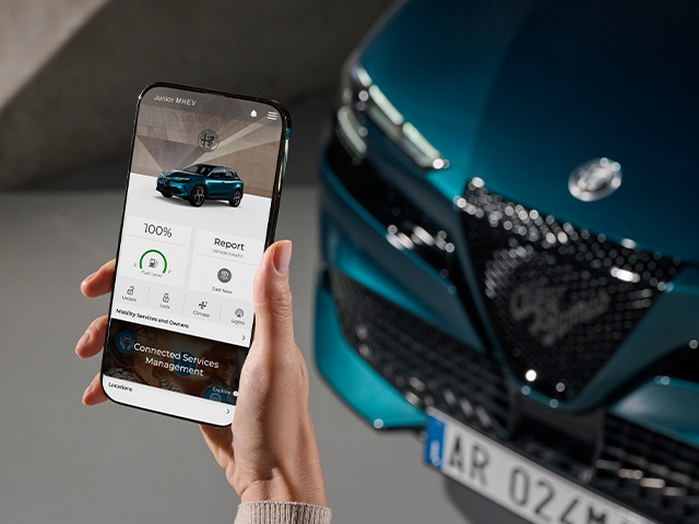 Alfa Romeo Junior - Junior Ibrida 2024 Konnektivitat