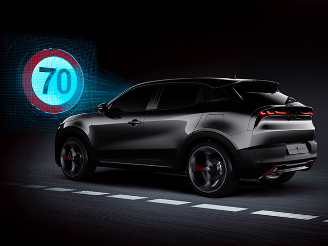 Alfa Romeo Junior - Junior Ibrida 2024 ADAS - Verkehrszeichenerkennung